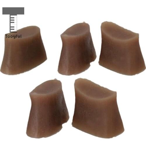 5pcs Small Size Flute Trill Key Bumper Cork Flute Part Silicone Band Music Accessories Replacement