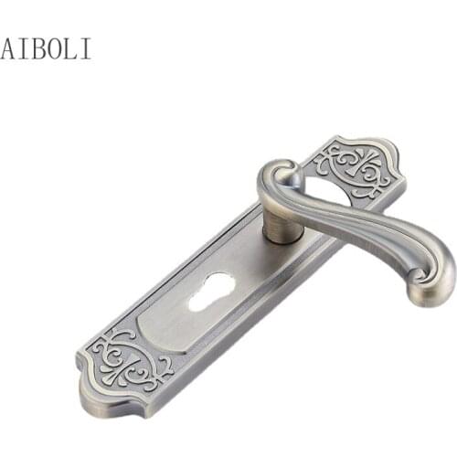 Single Tongue Anti-theft Bathroom Mechanical Door Lock Indoor Wooden Door Lock Single Tongue Lock Bedroom Door Lock Handle Lock