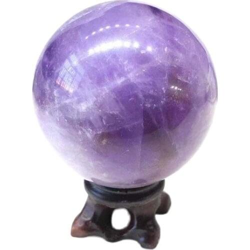Healing crystals stone gemstone natural Amethyst ball sphere for home decoration