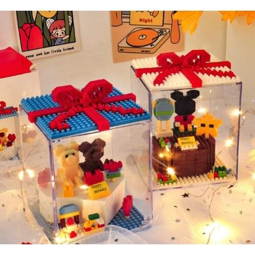 Girl craft gadgets cake blocks boyfriend bestie valentines Day birthday present J05