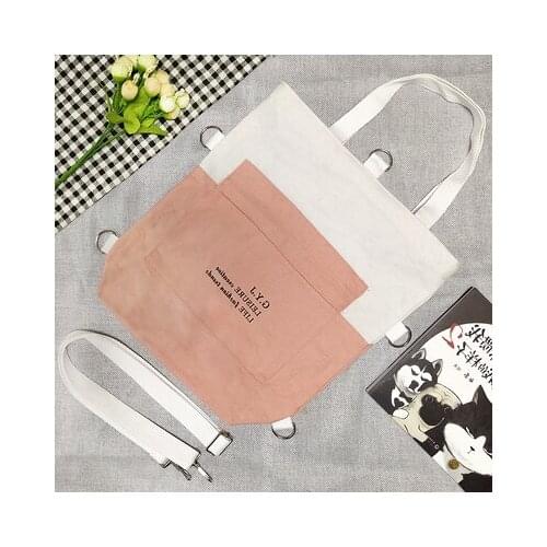 Environmental protection canvas handbag for travel or shopping bags for women 2019