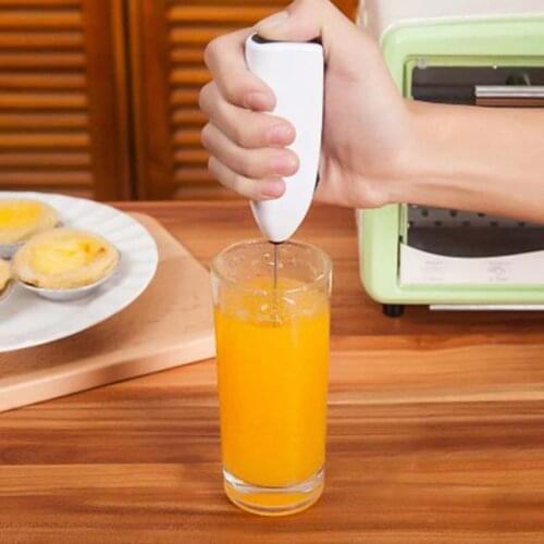 1pc Milk Drink Coffee Whisk Mixer Electric Egg Beater Frother Foamer Mini Handle Stirrer Practical Kitchen Cooking Tool
