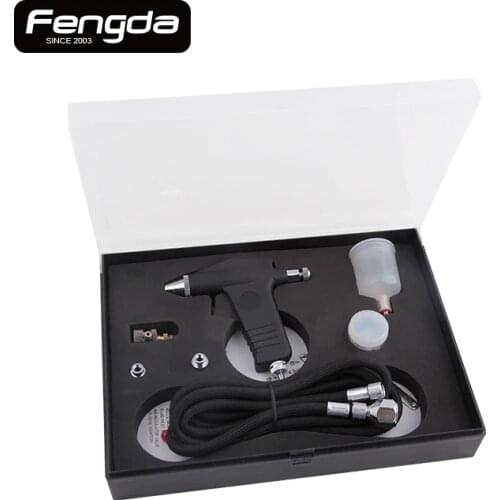 Fengda airbursh BD-105K body paint tattoo cake decoration airhose cup connect with mini air compressor