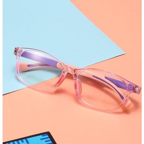 Square Anti Blue Light Blocking Radiation For Children Kids Boy Girl Computer Gaming Glasses Bluelight Ray Eyeglasses