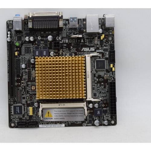 For ASUS J1800I-A integrated CPU J1800 DDR3 RAM Mini-ITX parallel port mini used motherboard