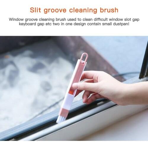 1PC Multifunction Window Computer Groove Cleaning Brush Door Keyboard Gap Cleaning Tool Household Cleaning Supplies Slot Cleaner