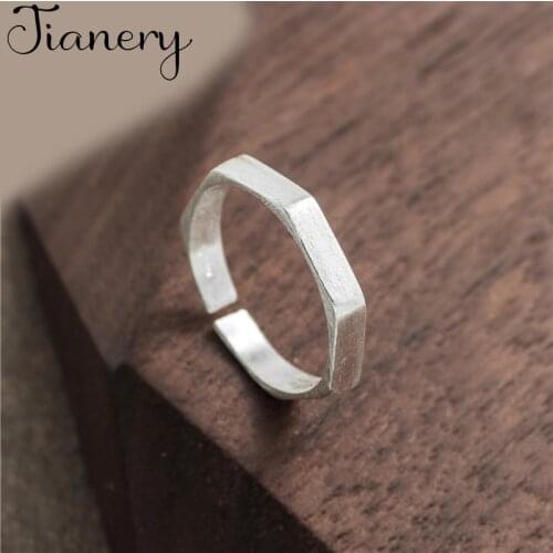 Fashion Female Big Hexagon Finger Rings For Women Lover Wedding Jewelry Party Trendy Statement Rings Wholesale