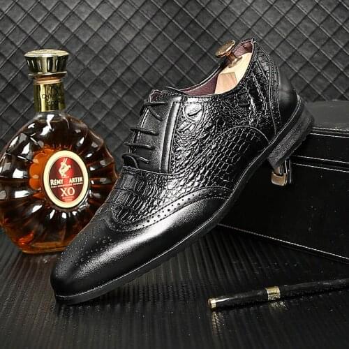 Men Leather Shoes Casual Top Quality Oxfords Men Genuine Leather Dress Shoes Business Formal Shoe Plus Size 47 48 Wedding Shoe