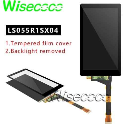 NEW 5.5 Inch 2K Ls055R1Sx04 Lcd Screen display With Tempered Glass Protector Protective Film Assembly for3D Printer Accessories
