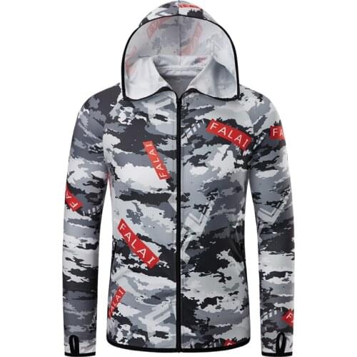 AS Ice Silk Fishing Clothes Quick Drying Antifouling Hooded Jackets UV Sunscreen Outdoor Waterproof Fishing Breathable Shirt