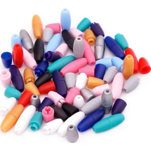 Sutoyuen 500pc Plastic Breakaway Clasps Break Away Safety Clasp For Teething Necklaces Bracelets Ribbon Lanyard Plastic Closure