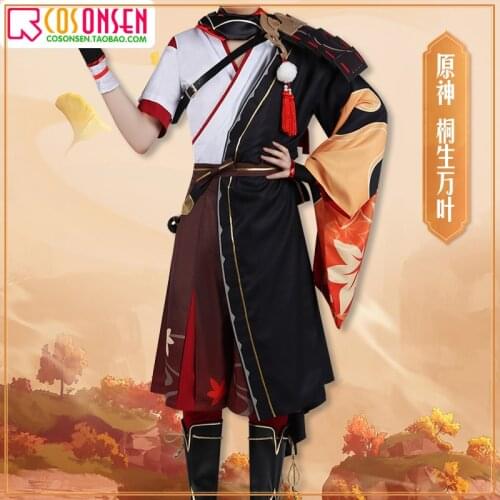Hot Game Genshin Impact Cosplay Kaedehara Kazuha Cosplay Costume Support Customized By Size 2021 New