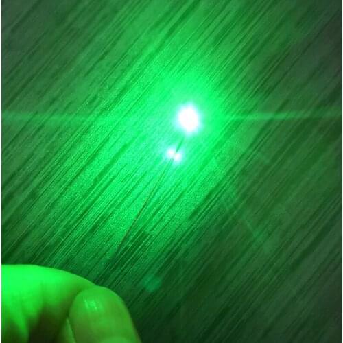 Pre-wired 3V #0402 SMD LED Green, 30cm wires pre soldered, hobby model kit/car/railway/railroad/starship/gundam lighting