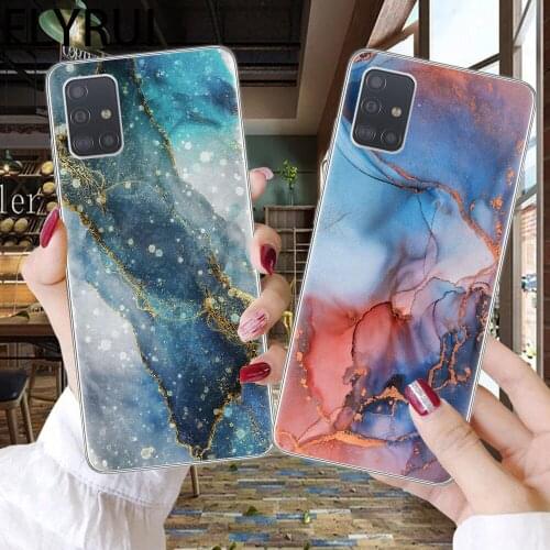 Colorful Abstract Marble Painting Phone Case for Samsung A72 A52 A32 A42 A12 A02 A51 A71 A31 A41 A21S A01 A11 A30 A40 A50 A70