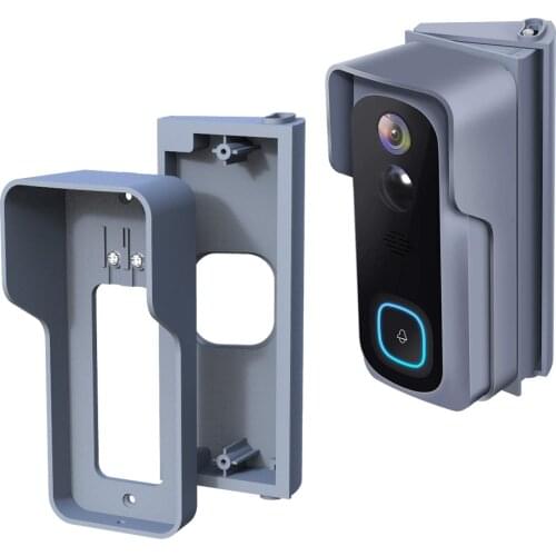 Doorbell Adjustable 20 to 40 Degree Angle Mount Bracket Compatible with Wireles Video Bell, Angle Adjustment Mounting Plate