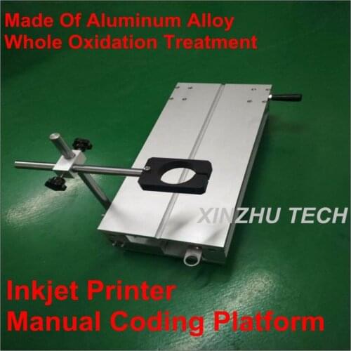 Manual Platform Proofing Can be Customized Inkjet Printer Coding Conveyor Made of Aluminum Alloy Whole Oxidation Treatment