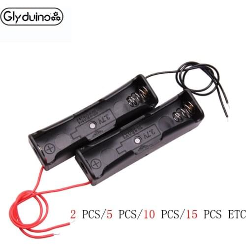 Glyduino 1 2 4 Section 18650 Series Connection 18650 Battery Compartment Lid Sealed Switch Installed AA Batteries