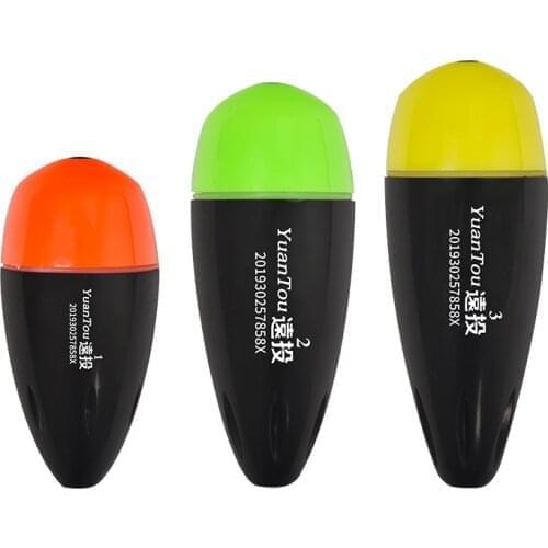 Led Electronic Luminous Sea Fishing Float dual-color rock Fishing Long Shot Drift Floats Light Buoyancy Striking Fishing Tackle