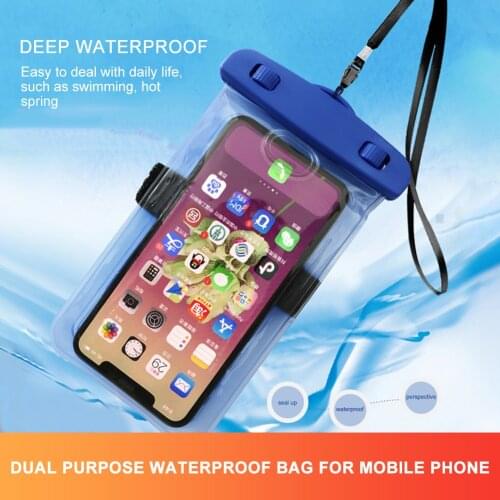 Waterproof Phone Bag Case Touch Screen Beach Sports Mobile Protector Cover Phone Accessories for Water Sports