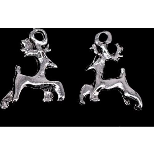 10Pcs Deer Charms for Jewelry Making Charms Pendants Diy Jewelry Findings Accessories Handmade Jewelry 20X17mm