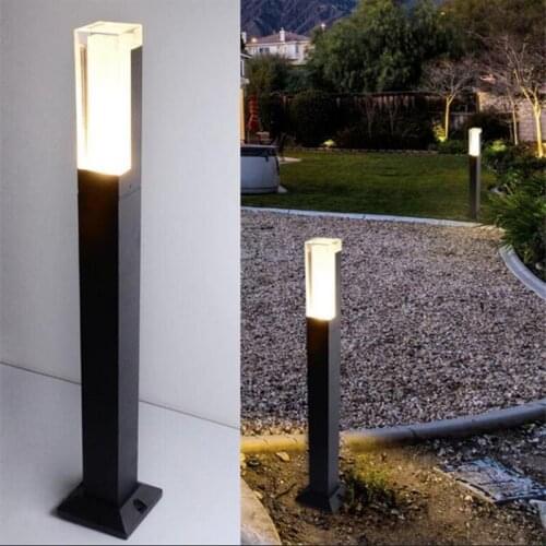 12W New Style Waterproof LED Garden Lawn Lamp Modern Aluminum Pillar Light Outdoor Courtyard villa landscape lawn bollards light