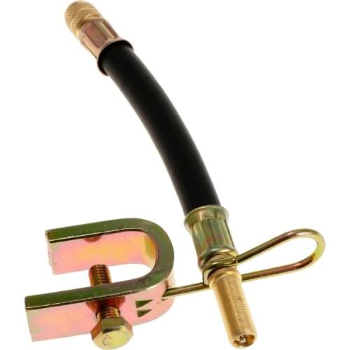 140mm Car Dual Flexible Tire Wheel Valve Extension Adaptor with Iron Clip