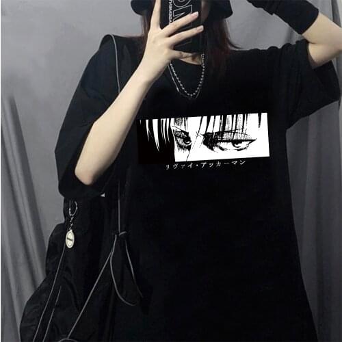 2021 Attack on Titan Shingeki No Kyojin T-shirt Men Women Anime Tshirt Unisex Cool Hip Hop T Shirt Streetwear Top Tees
