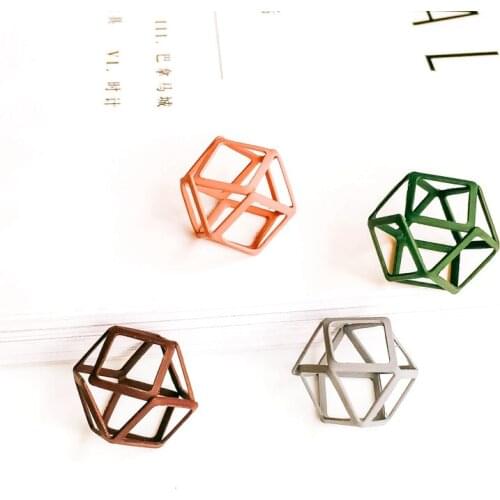 Hollow Eardrop Pendant Charms Connector Jewelry Component Diy Material for Earring Necklace 6pcs