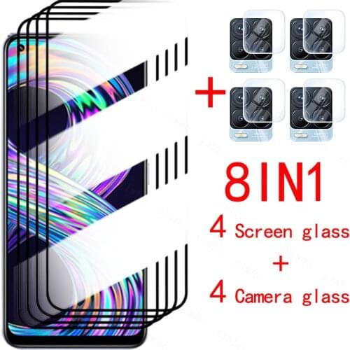 8in1 Tempered Glass For Oppo Realme 8 Pro Camera Screen Protector Realmy Realmi 8Pro Realme8 RMX3085 RMX3081 6.4" Camera Glass