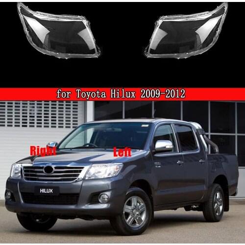 Car Lamp Shade Transparent Xenon Headlamp Shade Pc Lamp Shade Cover Car Headlight Lens For Toyota Hilux 2009-2012