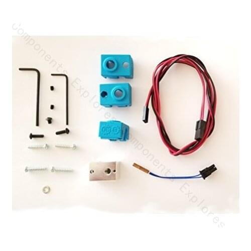 Bowden Extruder with motor+E3D V6 hotend with Nozzels