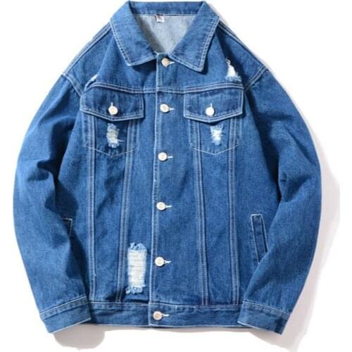 Spring denim coat mens 2020 spring and Autumn New Korean Trend denim comfortable and handsome mens jacket coat
