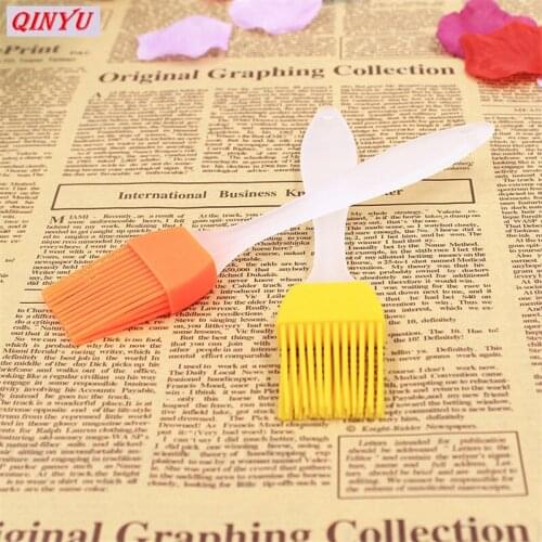Kitchen Baking Tool 2PCS Split Type High Temperature Resistant Silicone Oil Colorful Outdoor BBQ Brush 7ZCF076