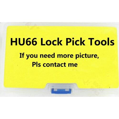 HU66 Inner Groove Car Lock Pick Tools Set Locksmith Tools for VW Audi Free Shipping