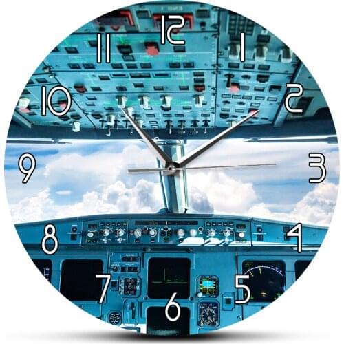 Aircraft Flight Home Decor Wall Clock Aviation Route Acrylic Wall Clock Quartz Silent Modern Airline Custom Wall Watch