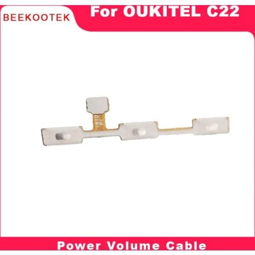 New Original OUKITEL C22 Power + Volume button Side Button Flex Cable Repair Replacement Accessories Parts For OUKITEL C22 Phone