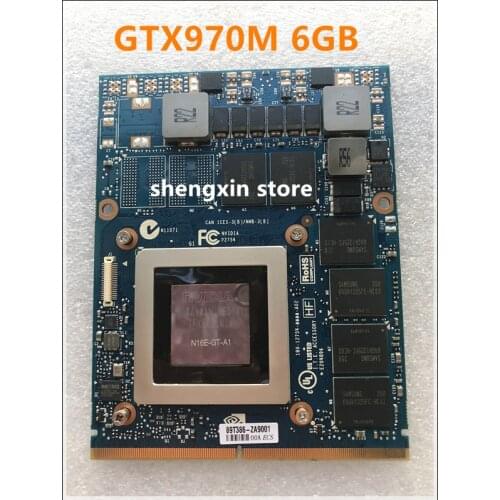 Original GTX 970M GTX970M 6GB VGA Video Graphic Card For Laptop MSI 16F3 16F4 1762 1763 GT60 GT70 gt 780dx GT780DX Test 100