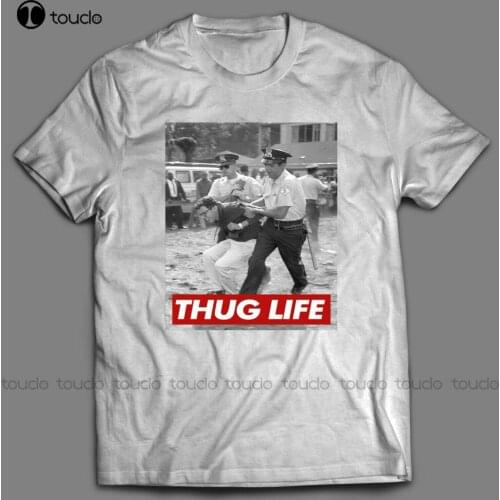 Political Protester Bernie Sanders Thug Life * Full Front Of Shirt High Quality baseball tee shirts