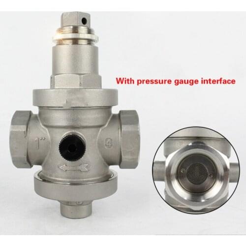 Stainless steel water pressure reducing valve DN15 DN20 Female thread Water heater Regulating valve Regulator valve