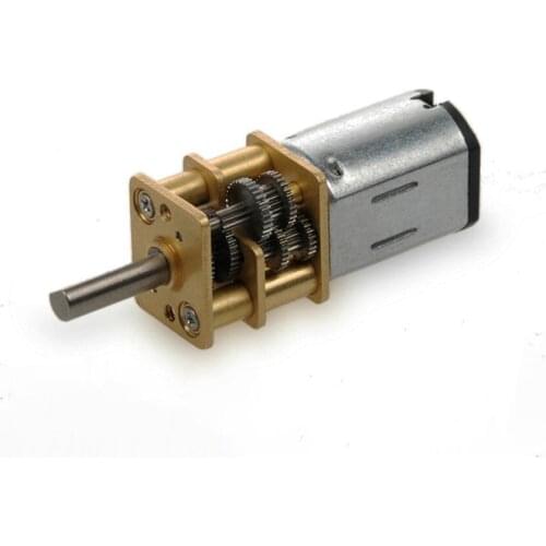 N20 Gear Motor 6V 8rpm, Reduction Ratio 1: 1000 Mini High Torque Metal Gear Motor Speed Reduction Motor, D Shaft 10mm Long