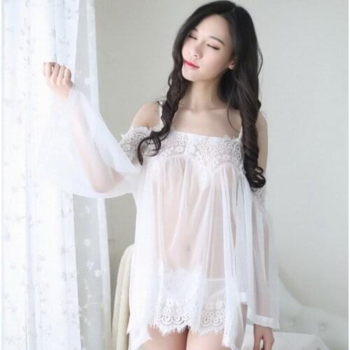 2 Colors Sexy lingerie hot erotic lingerie lenceria Sexy Underwear Nightclud dress baby doll Exotic Apparel sexo Latex robe