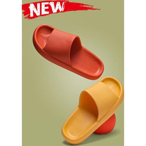 Soft Women Summer Bathroom Slippers Non-slip EVA Indoor Shoes Couples Thick Platform Flip Flops Zapatos De Mujer Zapatillas