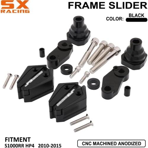 Motorcycle CNC Frame Slider Fairing Guard Crash Pad Protector Falling Protection For BMW S1000RR S 1000RR 1000 RR HP4 2010-2015