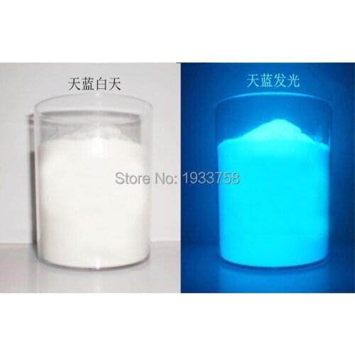 Super bright white photoluminescent powder phosphor powder for DIY Paint 500g/bag,decorating material,Glow nail polish powder
