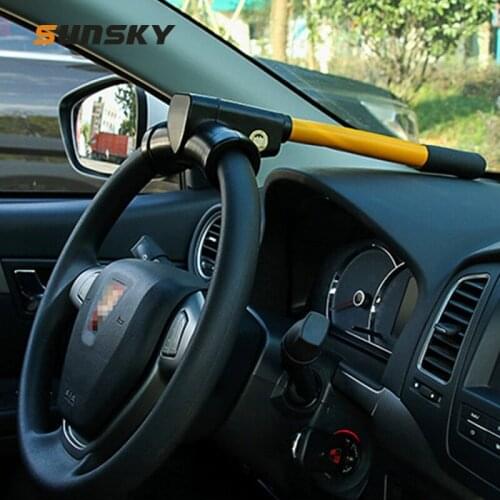 Universal Car Lock Automobile Steering Wheel Lock Vehicle Multifunction Steering Wheel Lock, Length: 35cm (SF-337A)