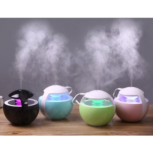 Incense Burners Ball Humidifier with Aroma Lamp Essential Oil Ultrasonic Electric Aroma Diffuser Mini USB Air Humidifi