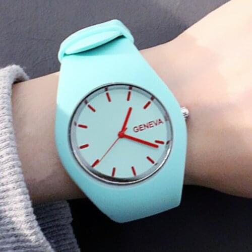 Luxury Silicone Watch Women Watches Jelly Gel Casual Quartz Analog Sports Girls Clocks Wrist Watch Montre Femme Orologio Donna
