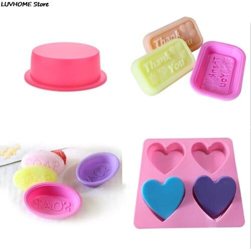 1/2pcs Small Soap Mold Diy Silicone Mold Soap Candy Cake Baking Tool Silicone Mold Kitchen Baking Tools