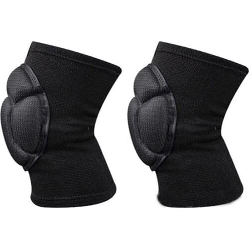 1pair Goalkeeper Sponge Kneepad Dancing Kneelet Anticollision Cycling Knee Protector Sports Football Volleyball Work Knee Pads