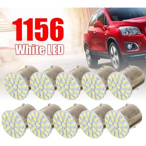 10pcs 24V 1156 BA15S 1206 22SMD LED Car Backup Reverse Turn Light Lamp Super Bright Auto Turn Tail Reverse Parking Brake Lamp
